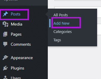 How to add a new post in WordPress blog