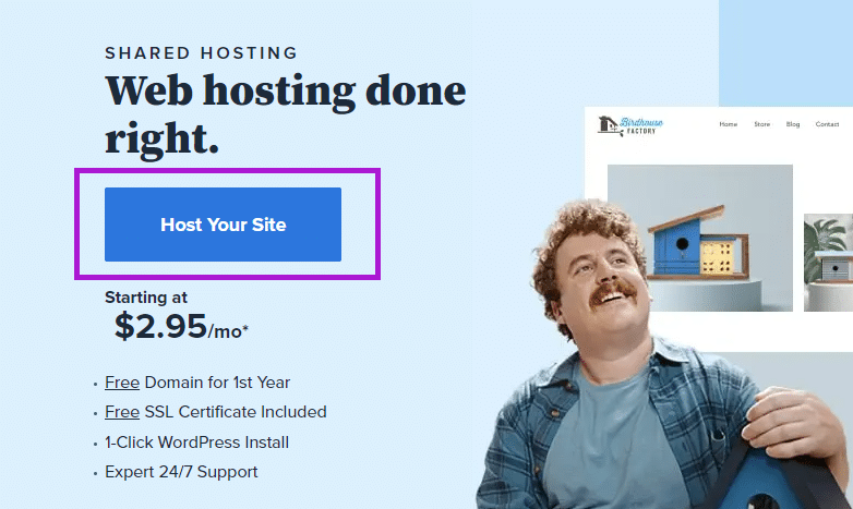 Get Bluehost Hosting 