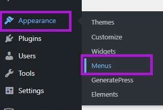 How to add menu in WordPress