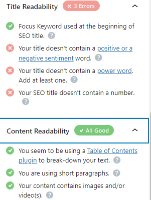 Title and content seo guidelines