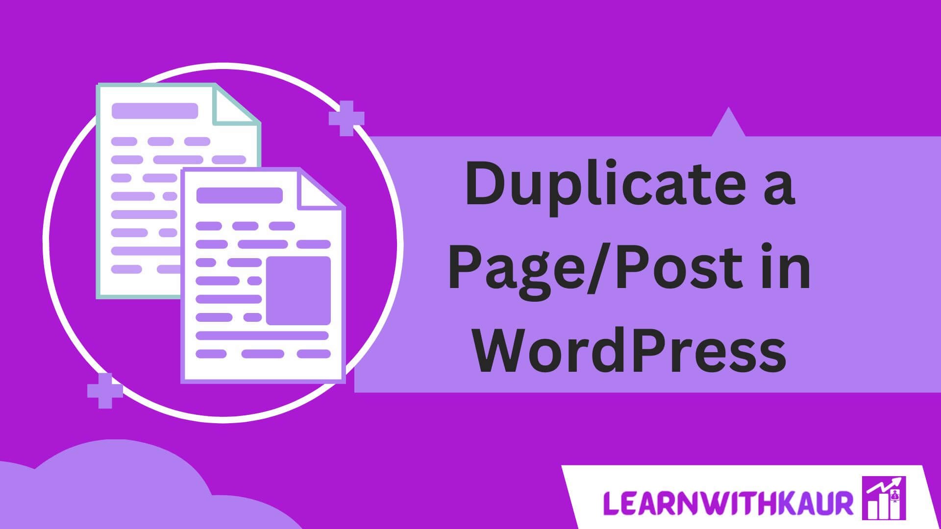 How to duplicate a page/post in WordPress