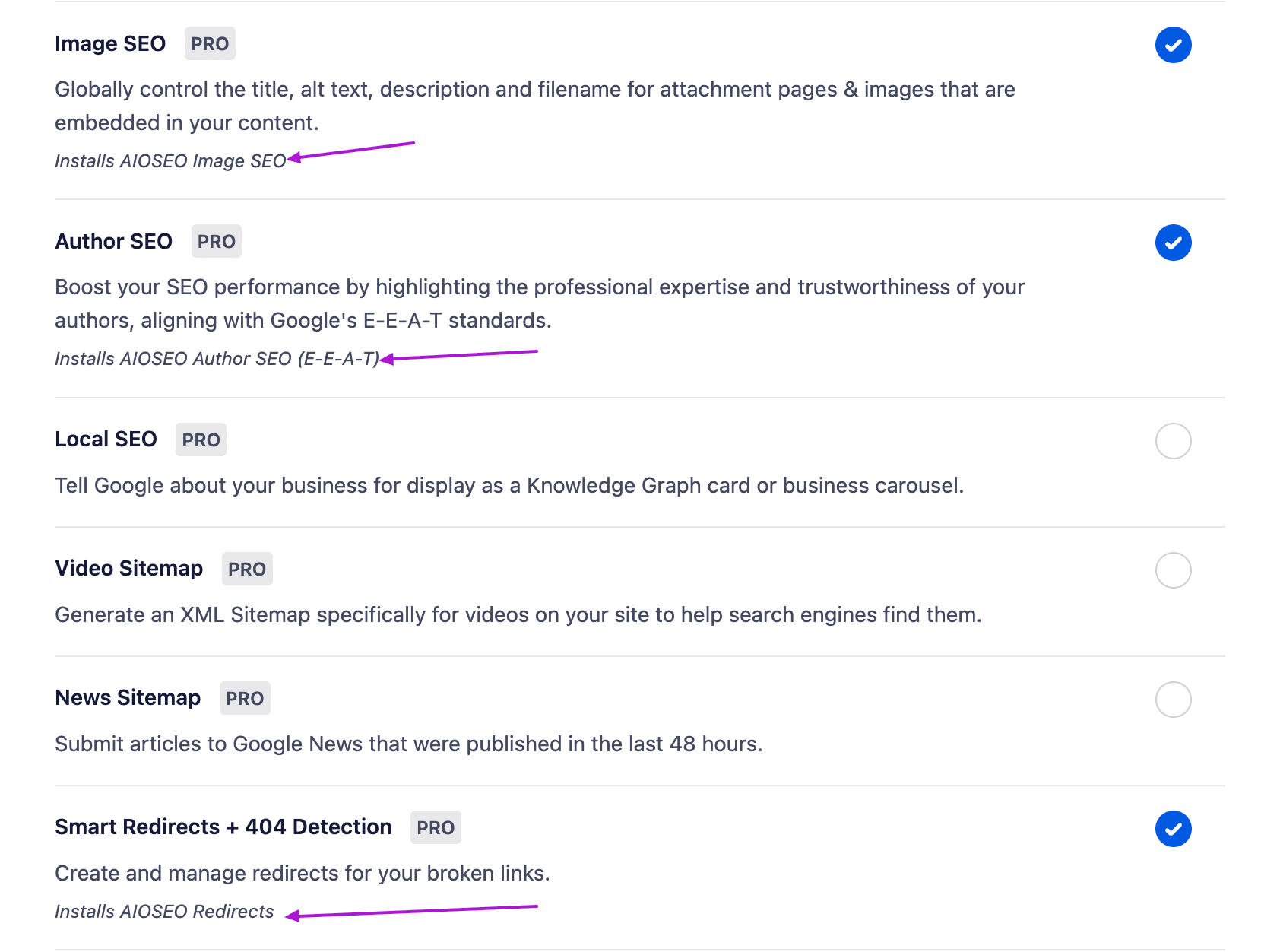 AIOSEO Setup wizard screenshot
