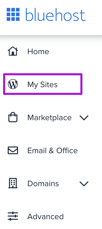 Navigate to My Sites